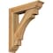 Ekena Millwork Merced Traditional Rough Sawn Bracket w/ Offset Brace, Western Red Cedar, 6"W x 26"D x 30"H BKT0604X26X30MRC01RWR - alternate 1